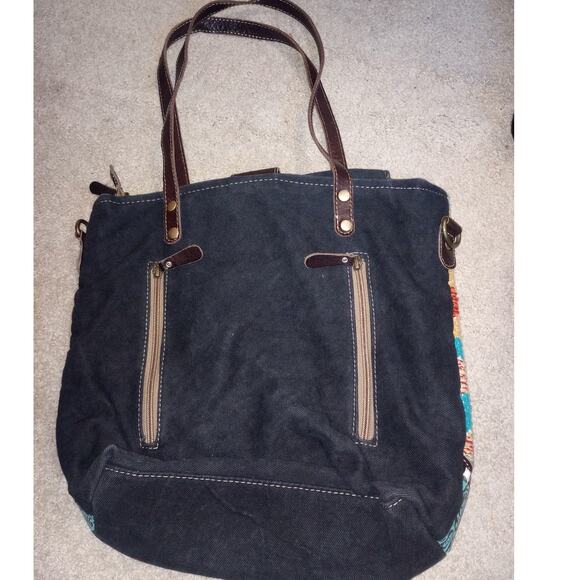 Women's Myra Bag Purse Pocketbook Aztec Boho Shoulder Large Western - Picture 3 of 4